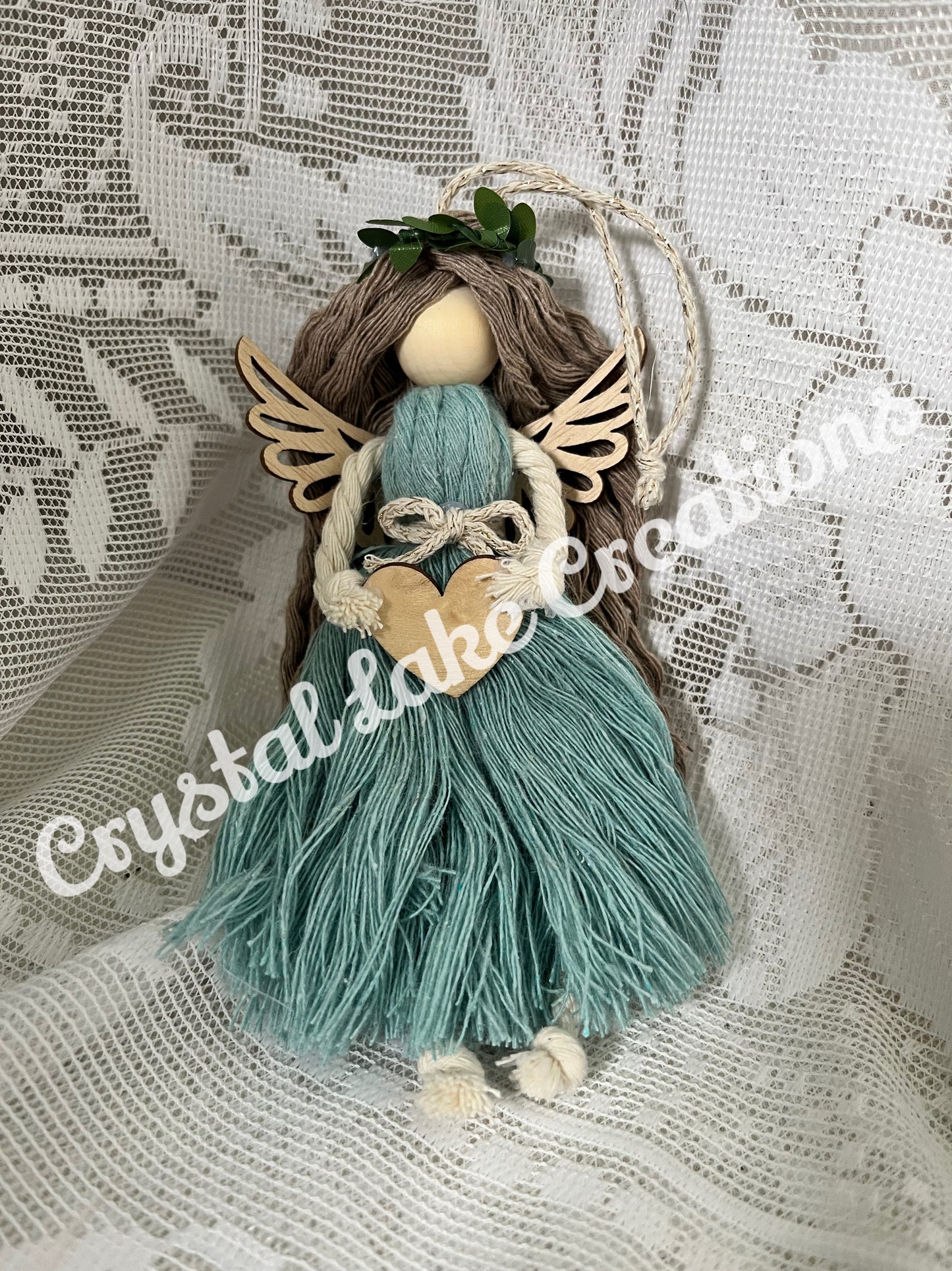 Shabby Boho Angel Ornaments
