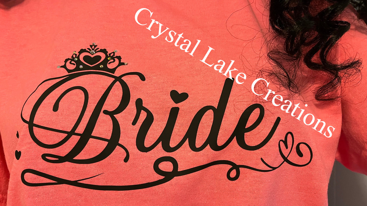 Women’s Bridal T-Shirt -Wedding Party